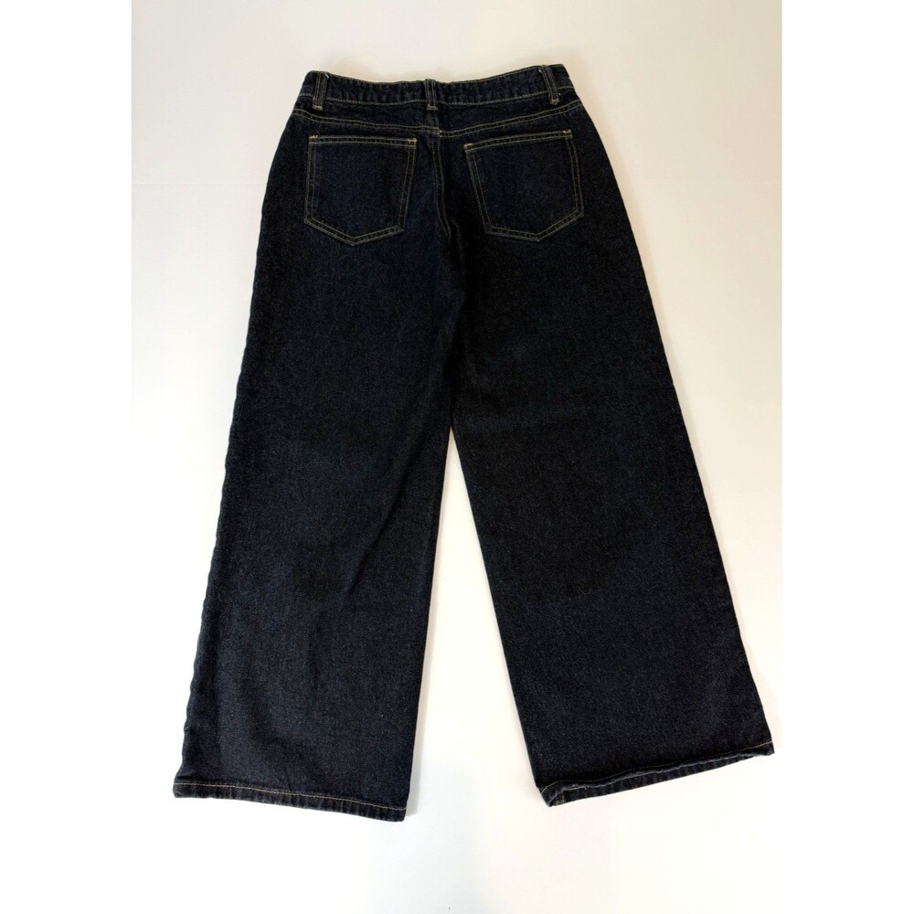 Edikted Wide Leg Jeans Womens XS Dark Wash High Rise Baggy Denim Y2K - Picture 2 of 7